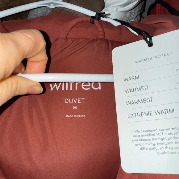 NWT Aritzia Wilfred long puffer coat M - Picture 7 of 12